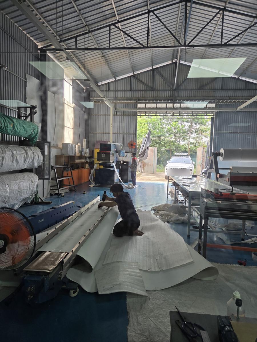 Xưởng gia công băng tải Hoàng Yến 689